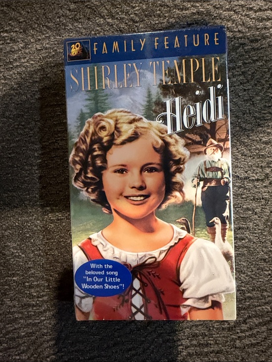 20th Century Studios Other - Shirley Temple in Heidi ( VHS / 2001 ) Red & White Cover Art ( Sealed )